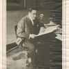 Henry B. Harris in his office at the Hudson Theatre, N.Y.