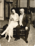 Flora Zabelle and Sam Burton in the stage production Have a Heart