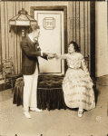 Donald MacDonald and unidentified actor in the stage production Have a Heart