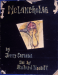 Poster for the Caffe Cino production of "Melancholia" by Jerry Caruana