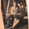 Montgomery Clift and Flora Campbell in the stage production Foxhole in the parlor
