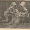 When Finch is killed, Coney suddenly finds he can't walk. The major (left) and Mingo must carry him in order to make a getaway from the island