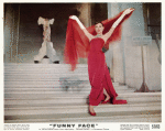 Audrey Hepburn in the motion picture Funny Face