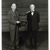 Frank Craven and unidentified actor in Our Town.