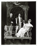 Lynn Fontanne and two unidentified actors in the stage production The Visit