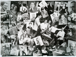 Collage of photos of actors and creators related to the stage production West Side Story