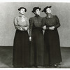 Helen Carew, Doro Merande and Evelyn Varden in Our Town.