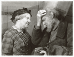 Jessie Ralph and Lionel Barrymore in the motion picture David Copperfield