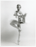 Natalia Makarova holding photo of William Wescow