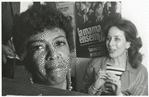 Ellen Stewart and Rochelle Owens at Café La MaMa
