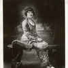 Black-and-white reproduction of a painting of Sophie Tucker.