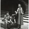 Al Pacino and unidentified actor in the stage production Camino Real