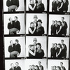 Contact sheet from Cambridge Circus with Tim Brooke-Taylor, David Hatch, Jean Hart, Bill Oddie, and John Cleese.