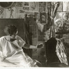 Ruby Elzy and Paul Robeson (outside window) in the motion picture The Emperor Jones