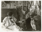 Ruby Elzy and Paul Robeson (outside window) in the motion picture The Emperor Jones