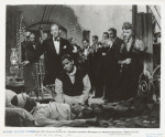 Bing Crosby, Mary Martin (on far right) and unidentified cast members in the motion picture Birth of the Blues