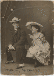 Vaudeville performers Tim B. McMahon and Edythe Chappelle.