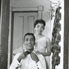 Sammy Davis, Jr. and Olga James in the stage production Mr. Wonderful