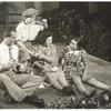 Allen Saxe, Tilly Kelly, Ann Feigenblatt and Lillian Rosenthal in "Sunday in the Park" scene from the stage production Pins and Needles.