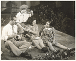 Allen Saxe, Tilly Kelly, Ann Feigenblatt and Lillian Rosenthal in "Sunday in the Park" scene from the stage production Pins and Needles.