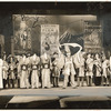 Al Eben, Paul Seymour, and Harry Clark in "The Red Mikado" scene from the stage production Pins and Needles.