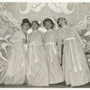 Hy Gardner, Al Eben, Murray Modick and Paul Seymour in "Peace! Peace! Peace!" scene from the stage production Pins and Needles.