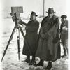 D. W. Griffith with camera crew on location.