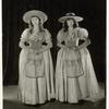 Dorothy Gish and Lillian Gish in the silent motion picture Orphans of the Storm