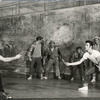 Ken LeRoy, Mickey Calin, and company in the stage production West Side Story