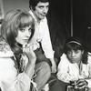 Unidentified actress, Bert Convy, and Susan Batson in the Off-Broadway stage production Shoot Anything with Hair That Moves
