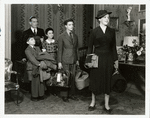 Paul Lukas, Eric Roberts, Anne Blyth, Peter Fernandez and Mady Christians in the stage production Watch on the Rhine