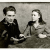 Burgess Meredith and Margo in the stage production Winterset