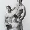 Three unidentified nude males.