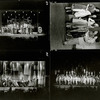 Four scenes from the stage production The Pajama Game with Janis Paige and other cast members