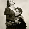 Publicity photo of Katharine Cornell and Basil Bathbone in the stage production Romeo and Juliet