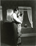 Clark Gable and Zita Johann in the stage production Machinal.