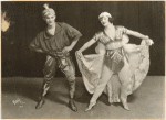 Donald Kerr (Teddie Burns) and Elise Bonwit (Helen Bond) in the stage production Poor Little Ritz Girl