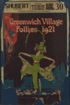 Poster for the stage revue Greenwich Village Follies 1921.