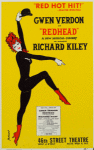 Poster for the Broadway stage production Redhead.