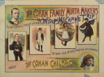 Poster for the Cohan Family Mirth Makers in Widow McCann's Trip