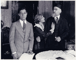 George Jessel and unidentified cast members in the stage production The Jazz Singer