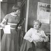 Carol Haney and Reta Shaw in the stage production The Pajama Game