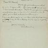 ALS to Sir Edward Howard Marsh [n.d.] [1, St. George's Square, Regent's Park, N.W.]