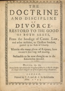 The doctrine and discipline of divorce