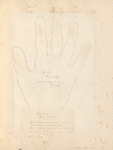Autograph inscription on tracing of Robert Southey's hand, 15 January 1818 ; Lines from Ovid's Metamorphosis with signature, 14 September 1824