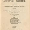 Minstrelsy of the Scottish border... 