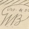 Detail of monogram signature