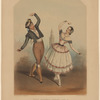 Dona Manuela Perea, known as La Nena, and the Spanish bolero dancer Don Felix Garcia, in the Spanish national dance, bolero caleta