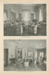 [Top:] Mrs. Gambrill's Library. [Bottom:] The Marie Antoinette Reception Room