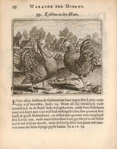 Vorstelijcke warande der dieren : waer in de zeden-rijcke philosophie, poëtisch, morael, en historiael, vermakelijck en treffelijck wort voorgestelt : mit exempelen uyt de oude historien, in prose.